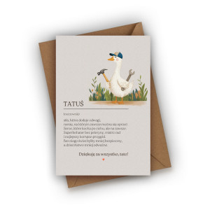 Kartka na Dzień Taty- Tatuś