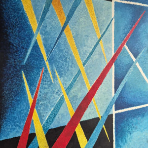 duży obraz olejny abstrakcja na płótnie