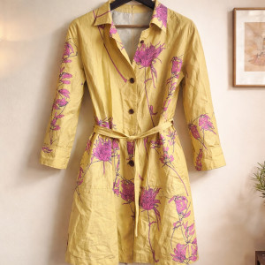 Płaszcz żółto-różowy