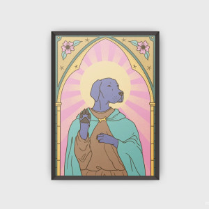 Plakat "Saint Doggo"