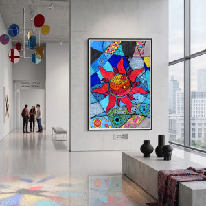 22. UPAŁ - rysunek, plakat.