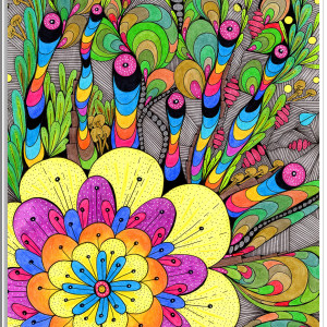 27. ZAROŚLA - rysunek, plakat.