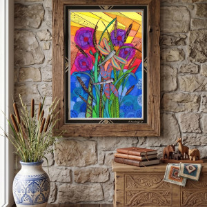 31. WAŻKI - rysunek, plakat.