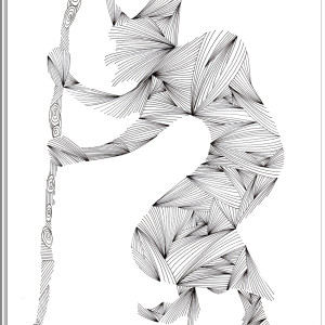 50. WIEDŹMA - rysunek, plakat