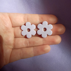 Kolczyki z gliny polimerowej pastelowe