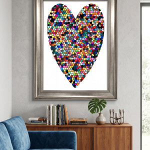 57. SERCE WITRAŻ - rysunek, plakat.