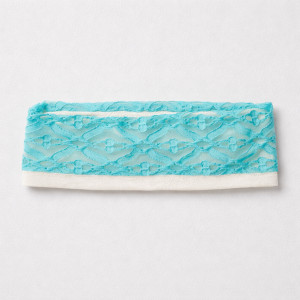 opaska koronkowa granat