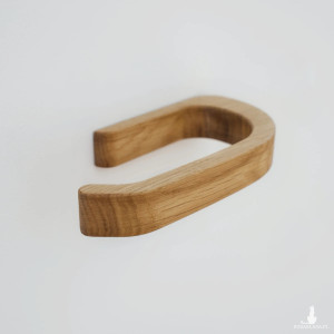 Dębowy uchwyt na papier toaletowy samoprzylepny