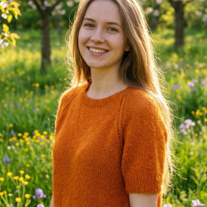 Sweter z krótkim rękawem