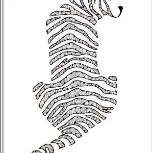 65. TYGRYS - rysunek, plakat.