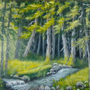 WYPRZEDAŻ KOLEKCJI - TAJEMNICZY DYPTYK NATURY "W GŁĘBI LASU"