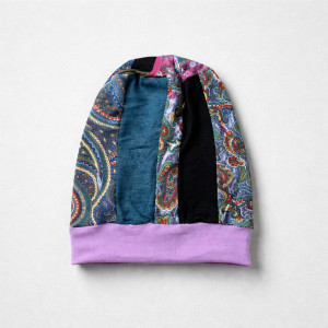 Czapka patchworkowa Wiosenna