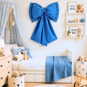 Kokarda XXL niebieska pokój dziecięcy