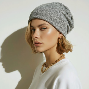 Czapka szara unisex