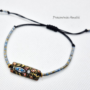 bransoletka sznurkowa polymer clay egipska 2