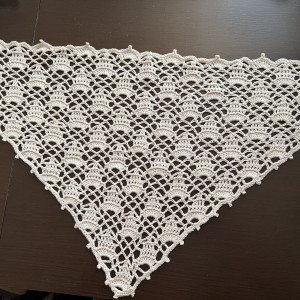 Szydełkowa bandana, chustka