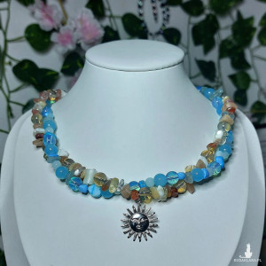 Naszyjnik "Silver Sun"