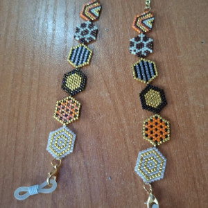 Łańcuszek do okularów  Mijuki beads
