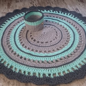 Dywan ze sznurka bawełnianego