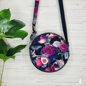 Torebka okrągła Handmade Damska przez Ramię Eko Skóra | Polska