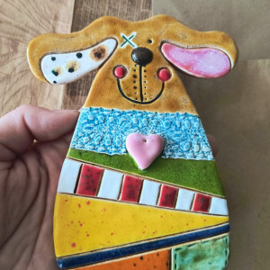 Piesek patchwork