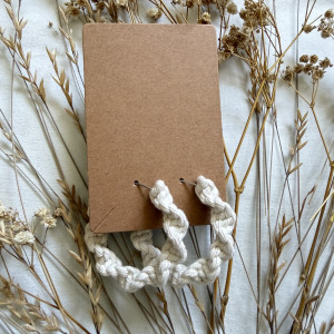Kolczyki makramowy earrings