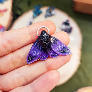 naszyjnik magicznej ćmy, idealny na prezent, magiczny amulet