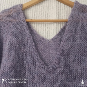Letnia sweterek moherowy oversize