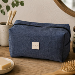 Kosmetyczka męska etui saszetka organizer męska kosmetyczka wodoodporna kuferek jeans