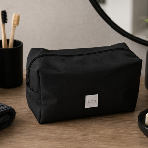 Kosmetyczka męska etui saszetka organizer męska kosmetyczka wodoodporna kuferek czarna