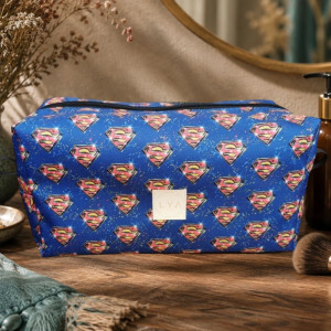 Kosmetyczka męska etui saszetka organizer męska kosmetyczka wodoodporna kuferek superman
