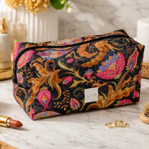 Kosmetyczka damska etui organizer damska kosmetyczka wodoodporna kuferek paisley