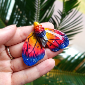naszyjnik magicznej ćmy, idealny na prezent, magiczny amulet