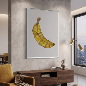 99 Banan „olej” – rysunek, grafika, plakat.