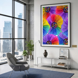 104 Energia plus – rysunek, plakat, grafika