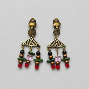 Eleganckie klipsy boho