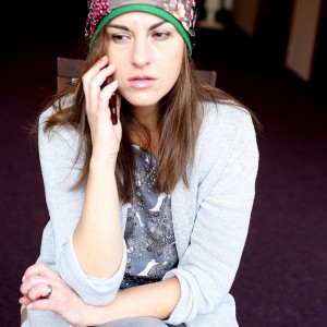 czapka handmade jak modliszka śnie na jawie że facetów trawie D1