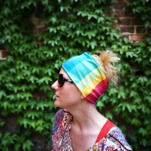 szeroka opaska damska orient sport dredy joga handmade