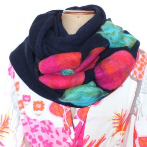 komin bohemian wełniany etniczny ludowy