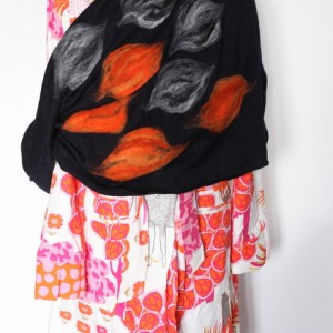 komin bohemian wełniany etniczny ludowy