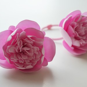 Zestaw gumek Pink peonies 2-pak