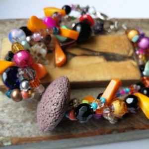 duża bransoletka etno boho orient hipi