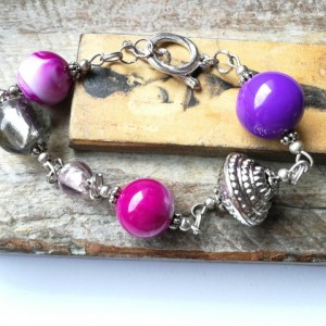 bransoletka damska kolorowa etno