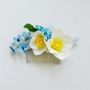 ŚLUBNY GRZEBYK "BIAŁY MAK"