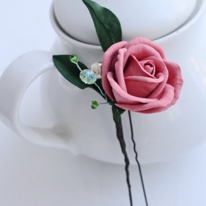 SPINKA DO WŁOSÓW "CORAL ROSE"