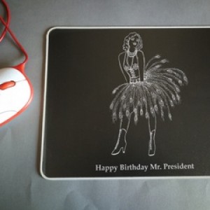 podkładka pod mysz idealna do komputera, 24cm na 19cm, polecam