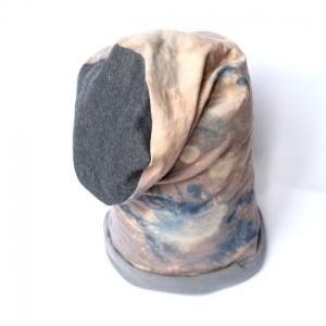 czapka bawełniana ręcznie farbowana