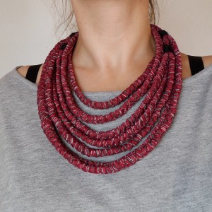 Naszyjnik mini ECOetnica etniczny masajka zamotka 036