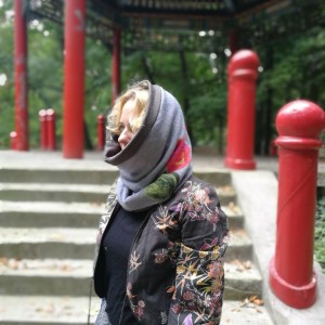 komin ciepły wełniany miły w stylu boho