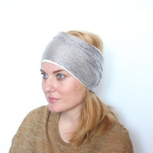 srebrna opaska wiosenna handmade